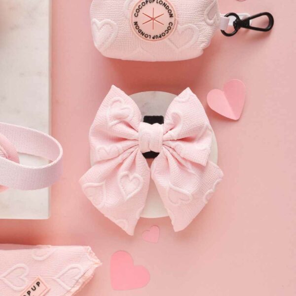 Motýlek Cocopup Baby pink heart Sailor